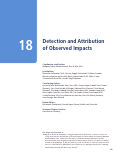 Cover page: Detection and Attribution of Observed Impacts