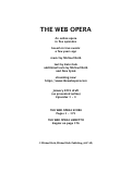 Cover page: The Web Opera