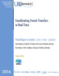 Cover page: Coordinating Transit Transfers in Real Time
