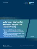 Cover page of A Futures Market for Demand Responsive Travel Pricing