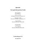 Cover page: Spherekit: The Spatial Interpolation Toolkit (97-4)