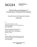 Cover page: NCGIA Research Initiative 7 Visualization of Spatial Data Quality: Scientific Report for the Specialist Meeting (91-26)