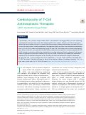 Cover page: Cardiotoxicity of T-Cell Antineoplastic&nbsp;Therapies: JACC: CardioOncology Primer.