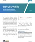 Cover page: Do Electricity Prices Affect Electric Vehicle Adoption?
