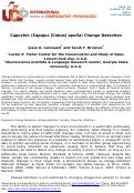 Cover page: Capuchin (Sapajus [Cebus] apella) Change Detection