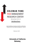 Cover page of Risk Without Return