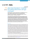 Cover page: Brain Data Standards - A method for building data-driven cell-type ontologies
