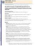 Cover page: The SAFETY Program: A Treatment-Development Trial of a Cognitive-Behavioral Family Treatment for Adolescent Suicide Attempters
