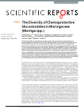Cover page: The Diversity of Chemoprotective Glucosinolates in Moringaceae (Moringa spp.)